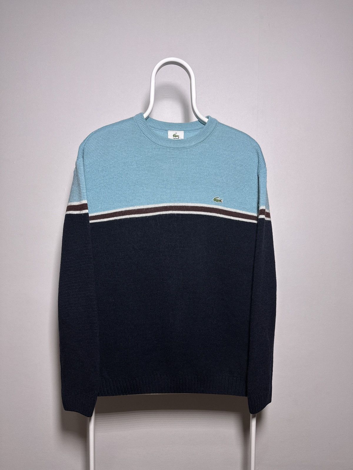Lacoste Lacoste Vintage Knitted Sweater 90s Size US L / EU 52-54 / 3 - 1 Thumbnail
