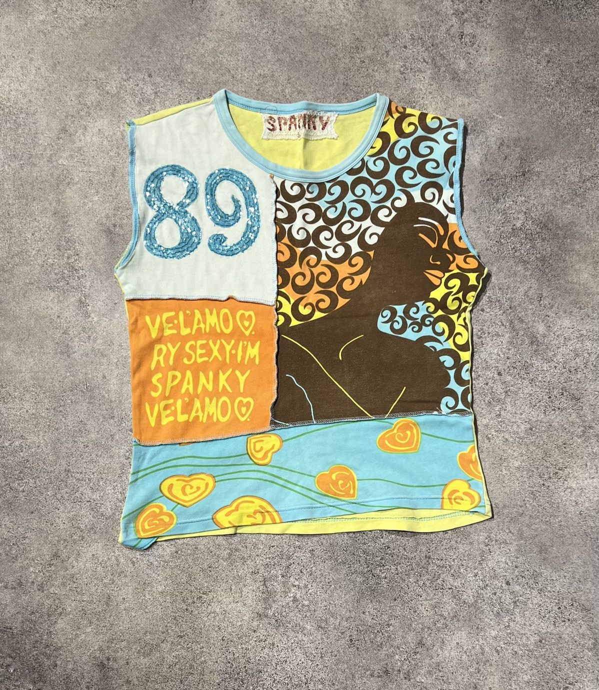 Vintage Vintage printed tank top Size US S / EU 44-46 / 1 - 1 Thumbnail