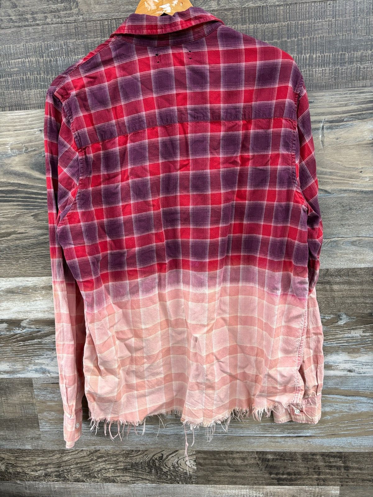Amiri L- Amiri red bleached flannel Size US L / EU 52-54 / 3 - 5 Thumbnail