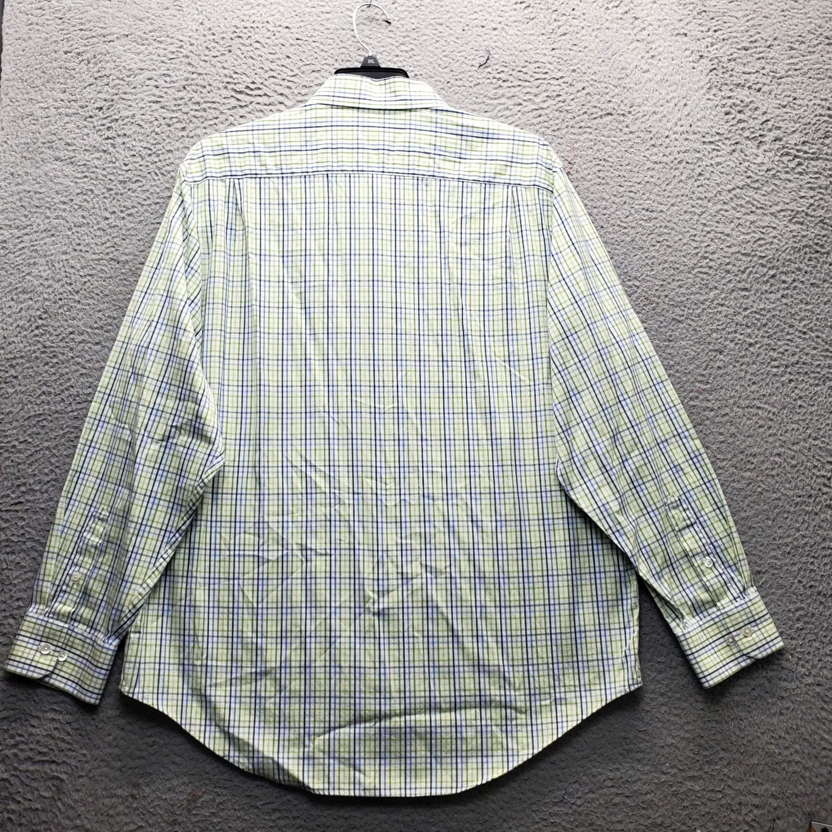 Banana Republic Banana Republic Dress Shirt Mens XL Multi Plaid Long Sleeve Collared Button Up Size 46R - 2 Thumbnail