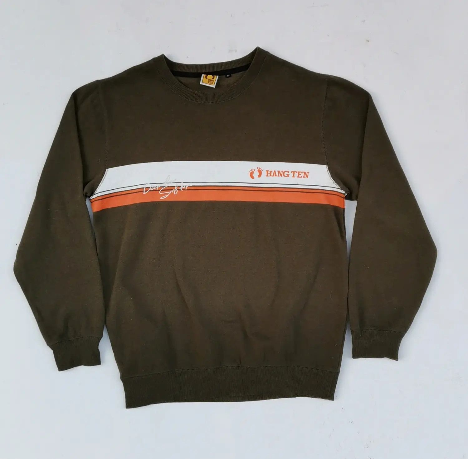 Hang Ten Vintage!!! Hang Ten Big Logo Sweatshirts Size US M / EU 48-50 / 2 - 1 Thumbnail