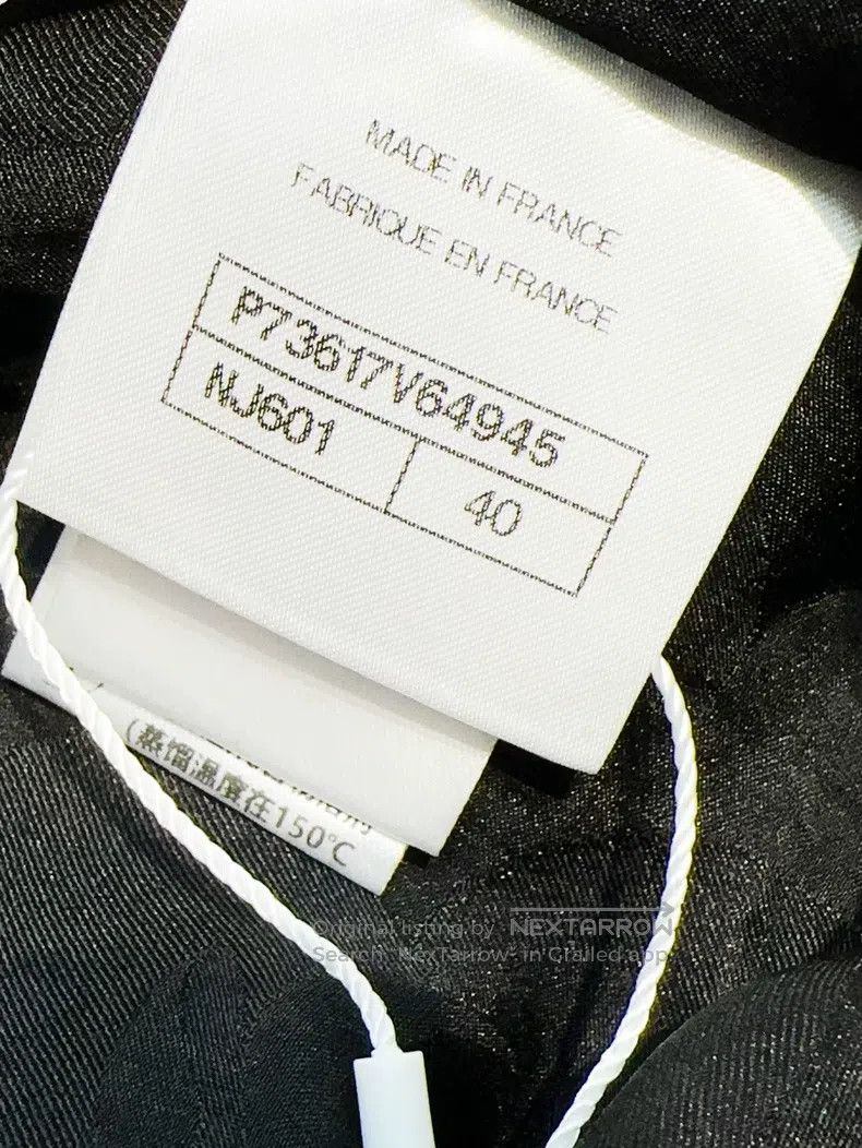 Chanel Chanel 22K black and gray colour block plaid four-pocket t Size S / US 4 / IT 40 - 6 Thumbnail