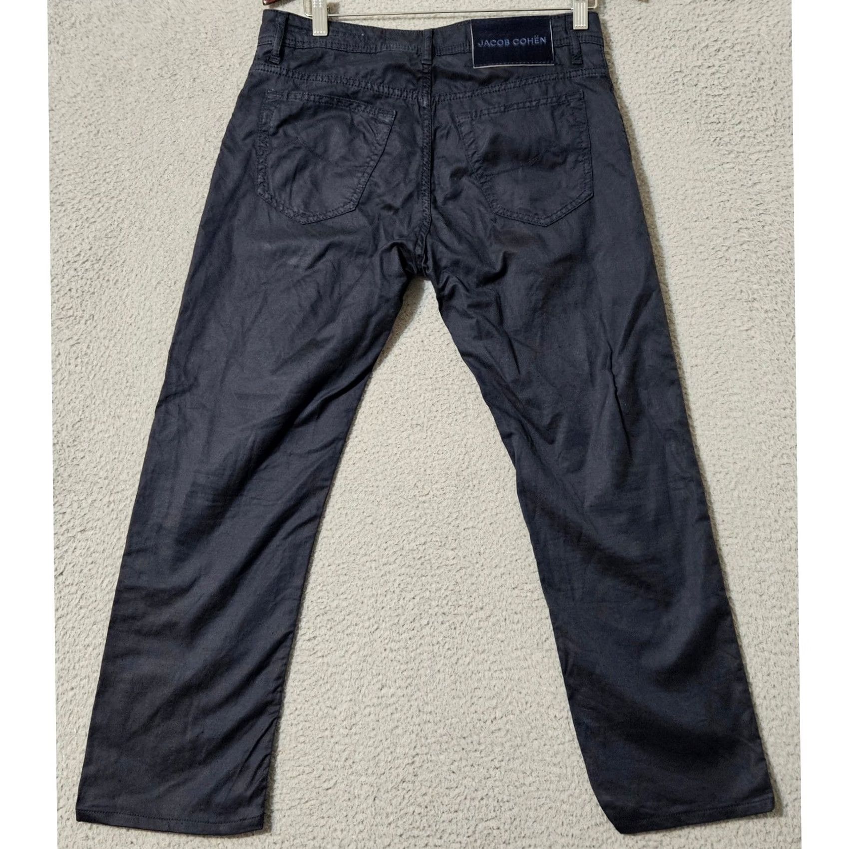 Jacob Cohen Jacob Cohen Bard Classic Chino Pants Trousers Cotton Stretch Slim Blue 32x26 Size US 32 / EU 48 - 2 Thumbnail