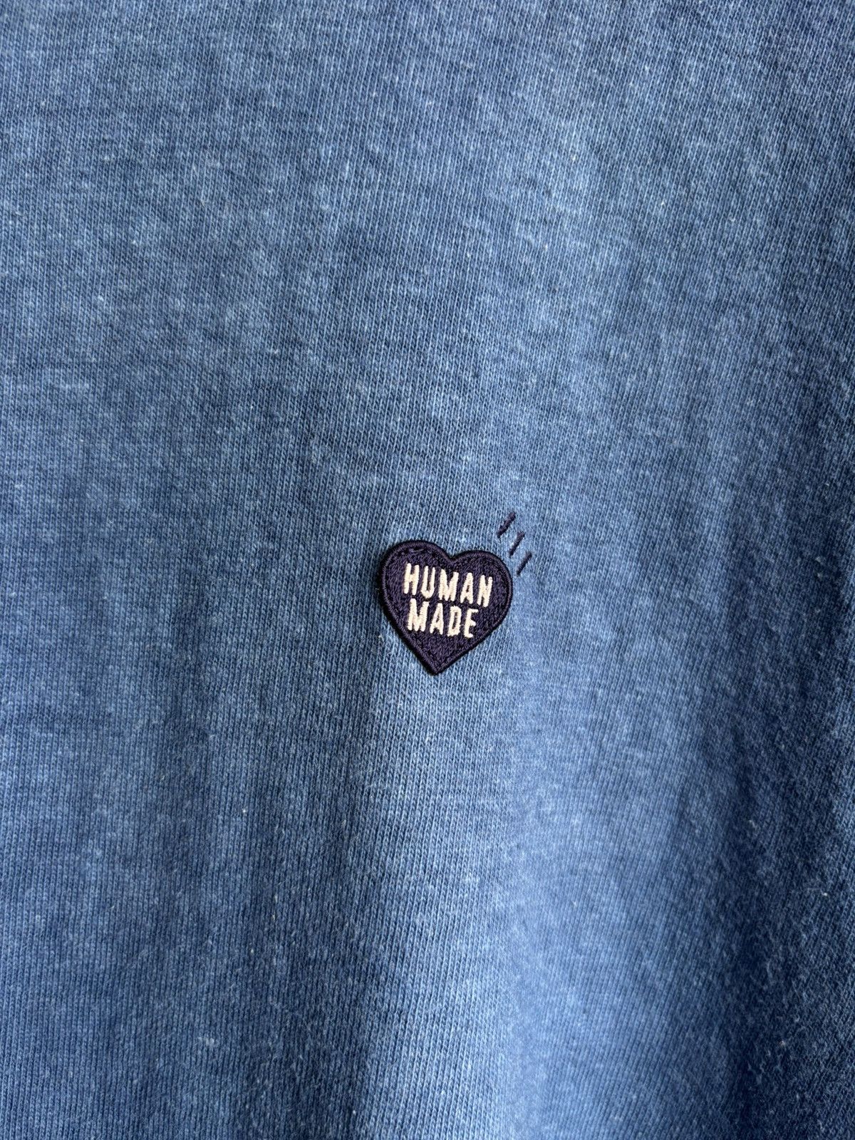 Human Made × Undercover Human Made Ningen-Sei Capsule Indigo Dyed Washed Tshirt Size US XL / EU 56 / 4 - 3 Thumbnail