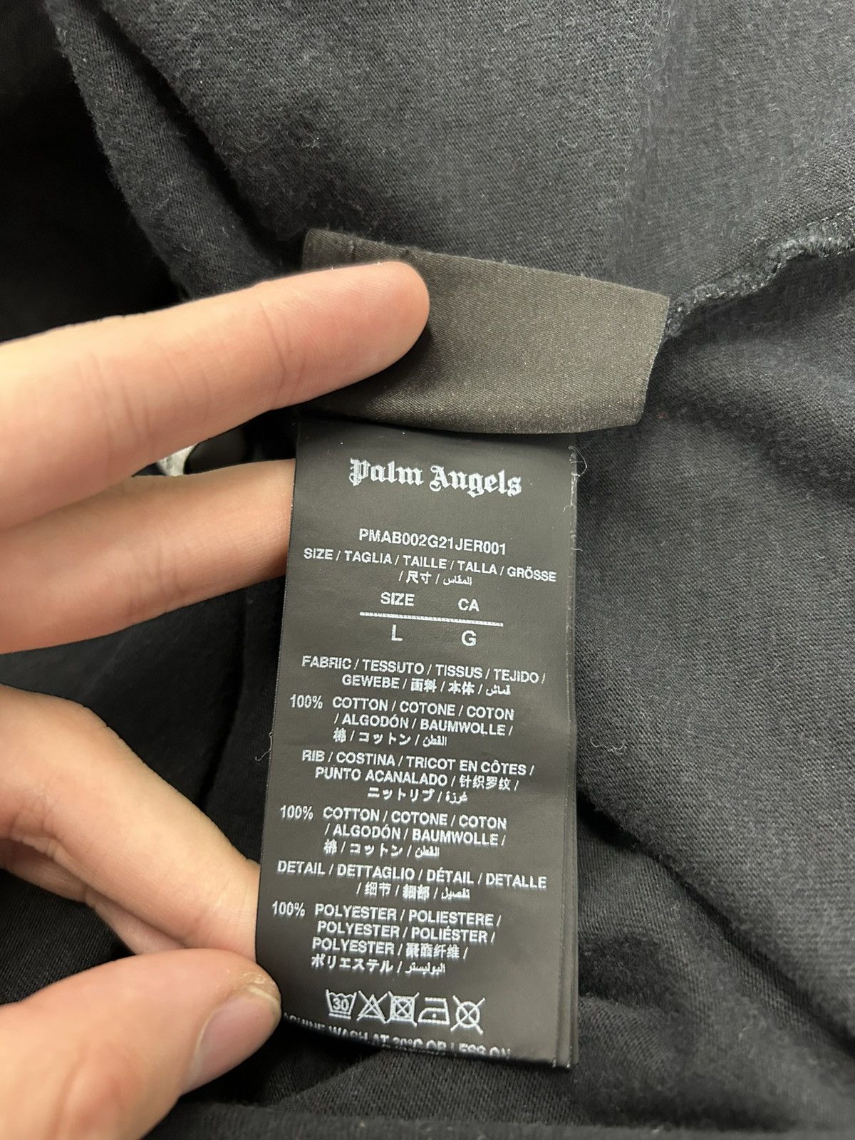 Palm Angels Palm angels X team wang long sleeve Size US L / EU 52-54 / 3 - 6 Thumbnail