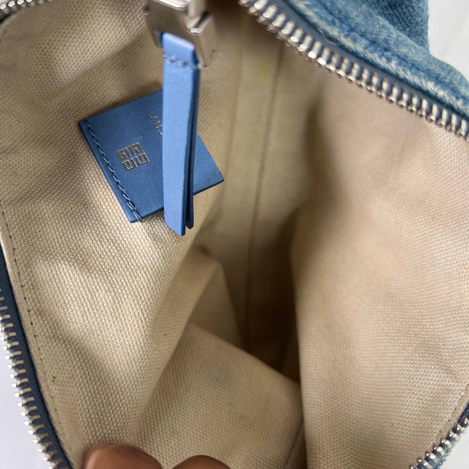 Givenchy Givenchy Washed Denim Voyou Mini Shoulder Bag Size ONE SIZE - 15 Thumbnail