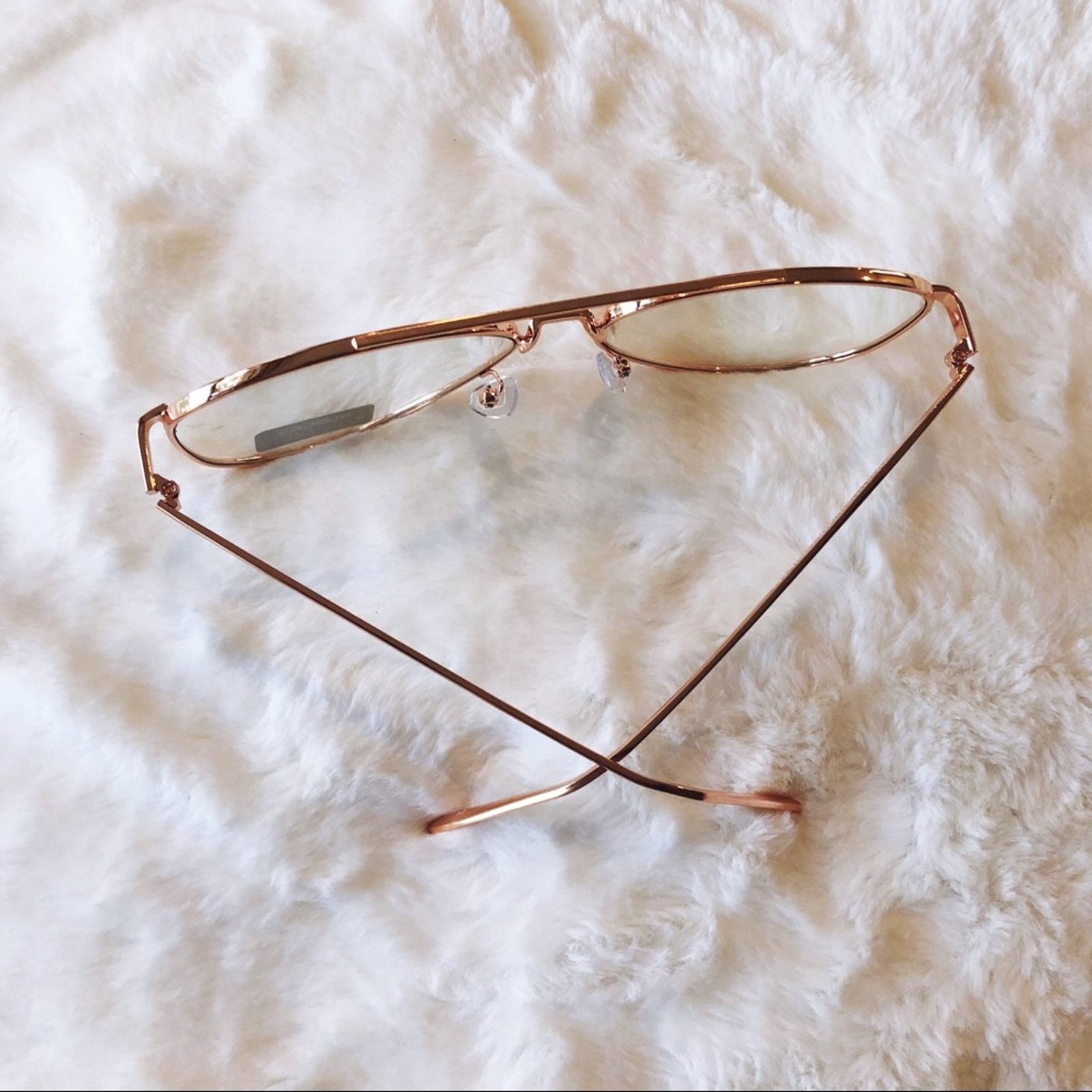 Other Jane Rose Gold Aviator Computer Blue Light Glasses Size ONE SIZE - 7 Thumbnail