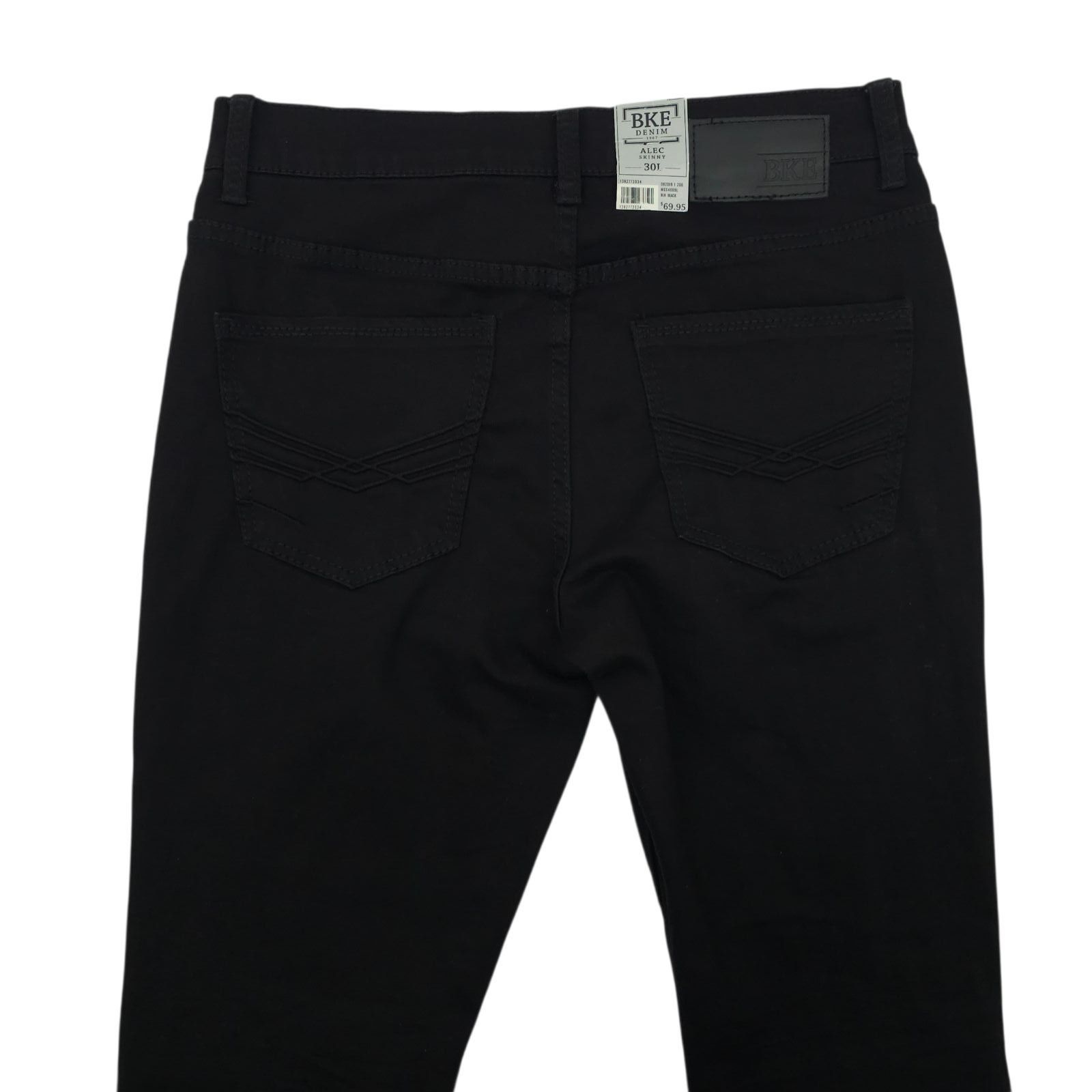 BKE BKE Alec Black Skinny Jeans 30L Slim Fit Alternative Indie Size US 30 / EU 46 - 12 Thumbnail