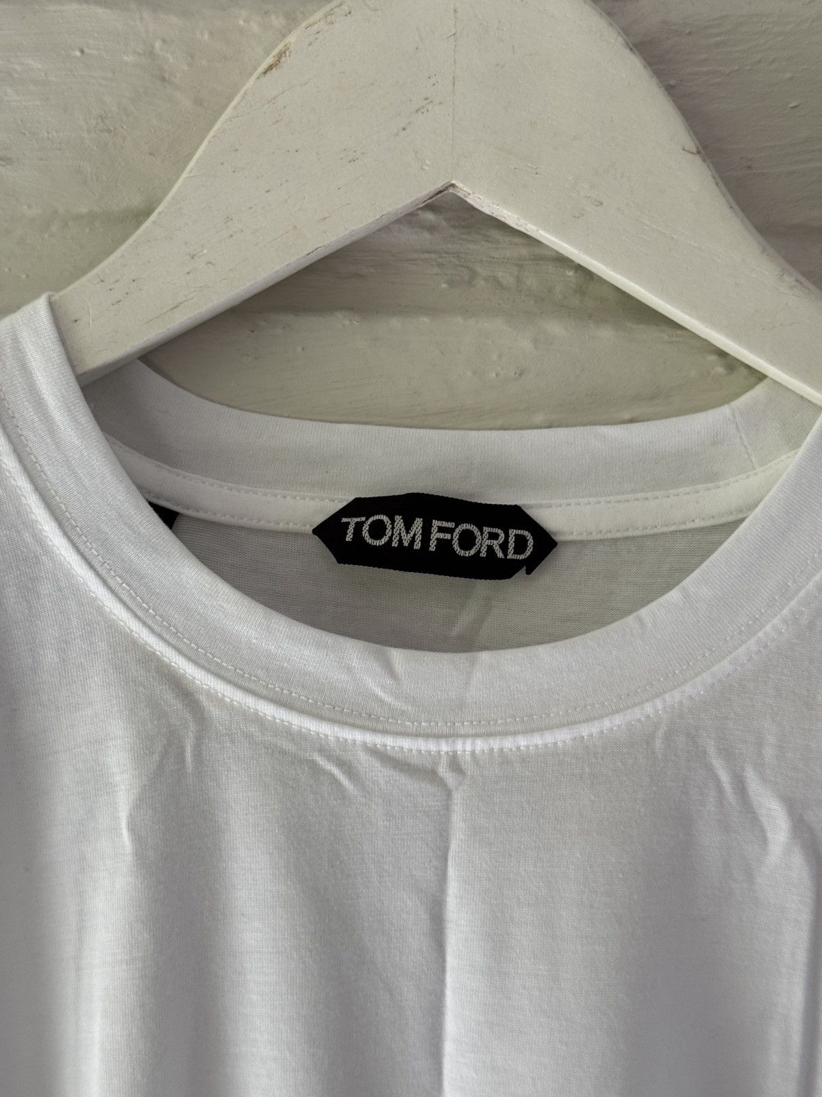 Tom Ford Tom Ford Vert Lyocell Cotton T-Shirt JCS004 JMT012 Size US M / EU 48-50 / 2 - 4 Thumbnail