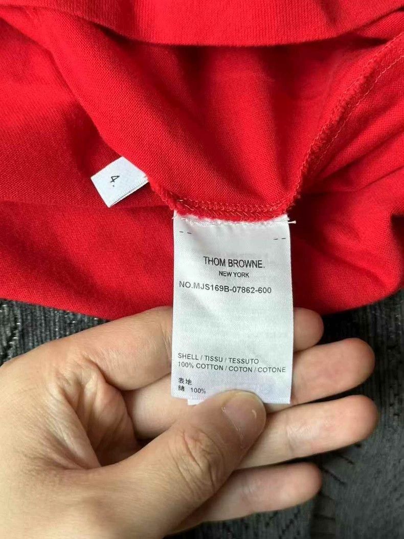 Thom Browne Thom Browne size4 Red armband long sleeves Size US XL / EU 56 / 4 - 4 Thumbnail