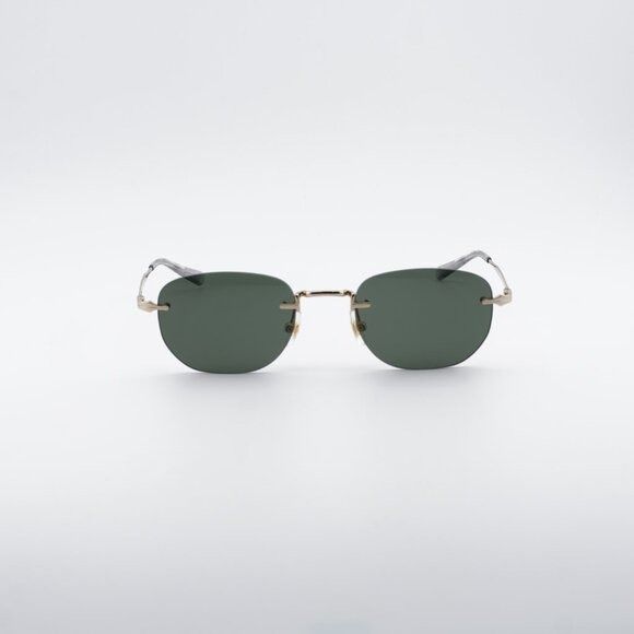 Montblanc Montblanc MB0303S 001 Sunglasses Gold Square Frame, Grey Size ONE SIZE - 2 Thumbnail