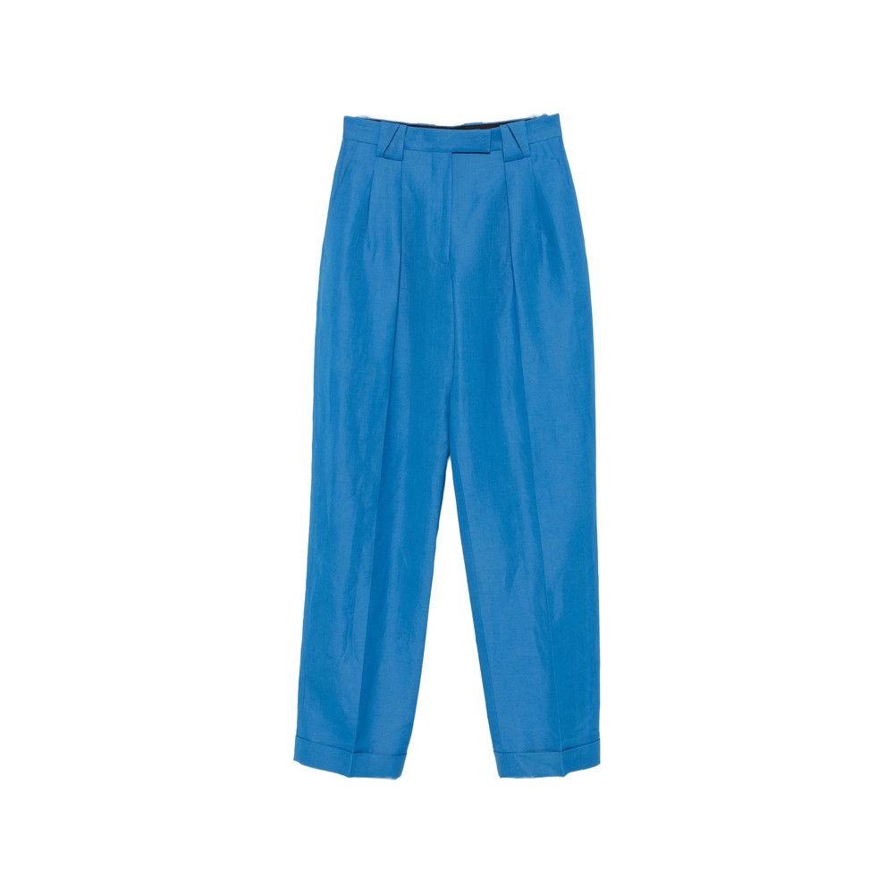 Versace Versace BLUE Trousers - Straight Trousers Size 26" / US 2 / IT 38 - 1 Thumbnail