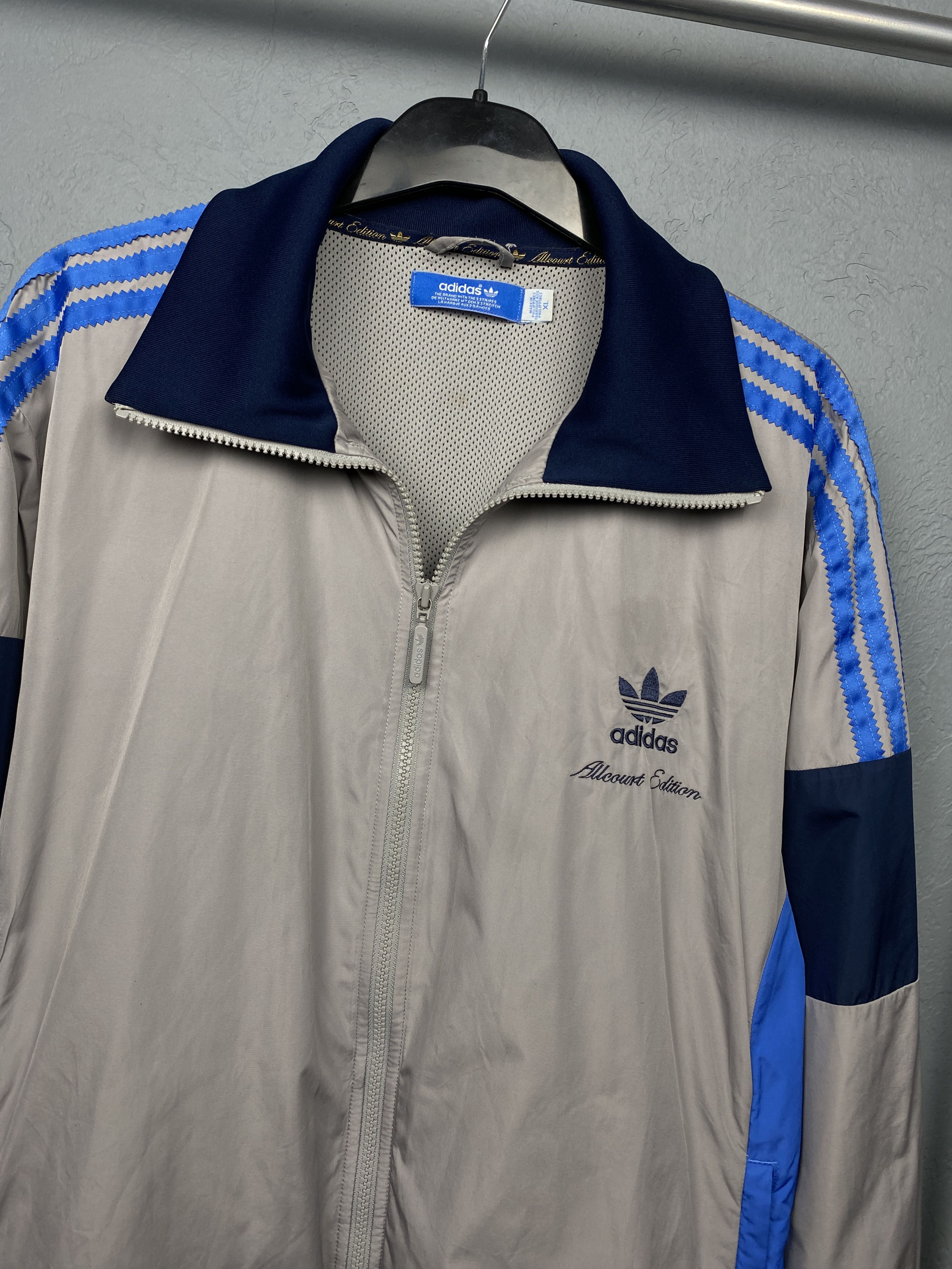 Adidas Adidas Allcourt Edition Vintage Mens Track Top Jacket Size US XL / EU 56 / 4 - 2 Thumbnail