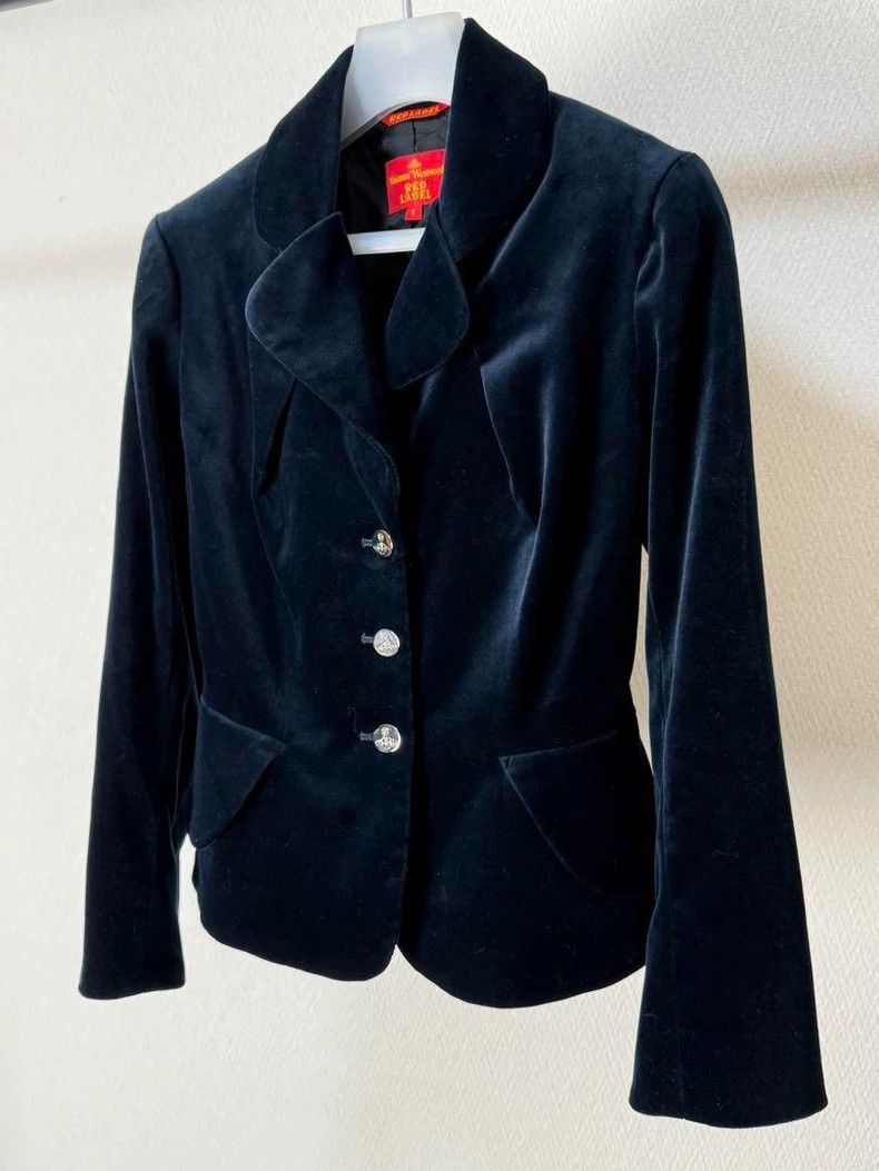 Other Vivienne Westwood size1 Black velvet suit jacket Size M / US 6-8 / IT 42-44 - 2 Thumbnail