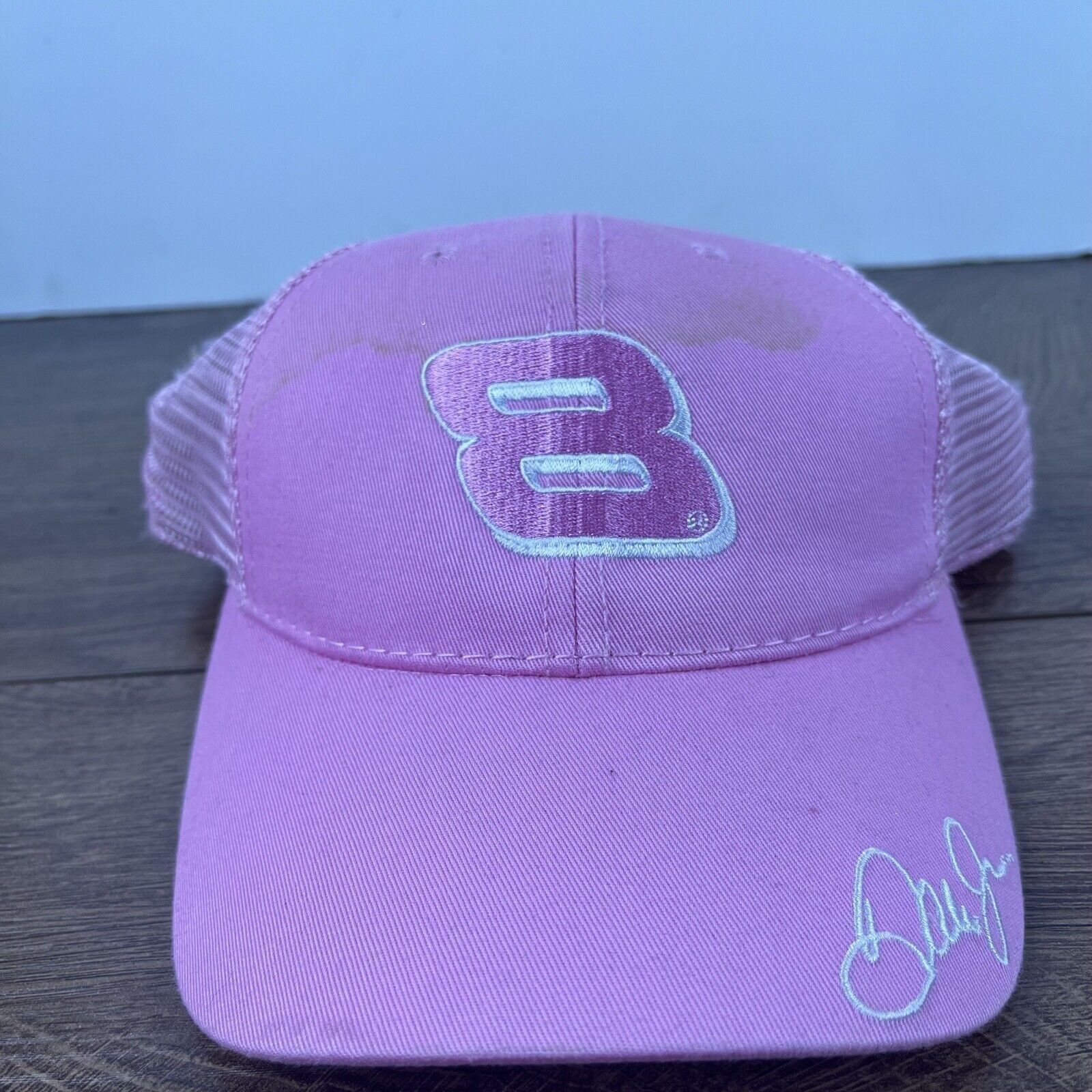 Other Dale Earnhardt Jr 8 Hat Snapback Hat Pink Hat Adjustable Pin Size ONE SIZE - 1 Thumbnail