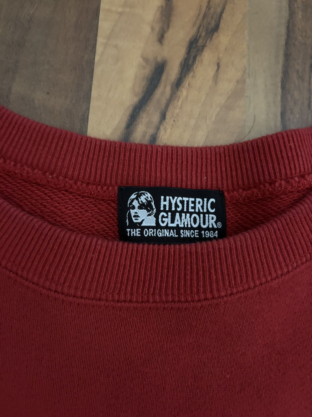 Hysteric Glamour Hysteric Glamour „Angry Bear“ Oversized Sweatshirt – Red Size US L / EU 52-54 / 3 - 2 Thumbnail