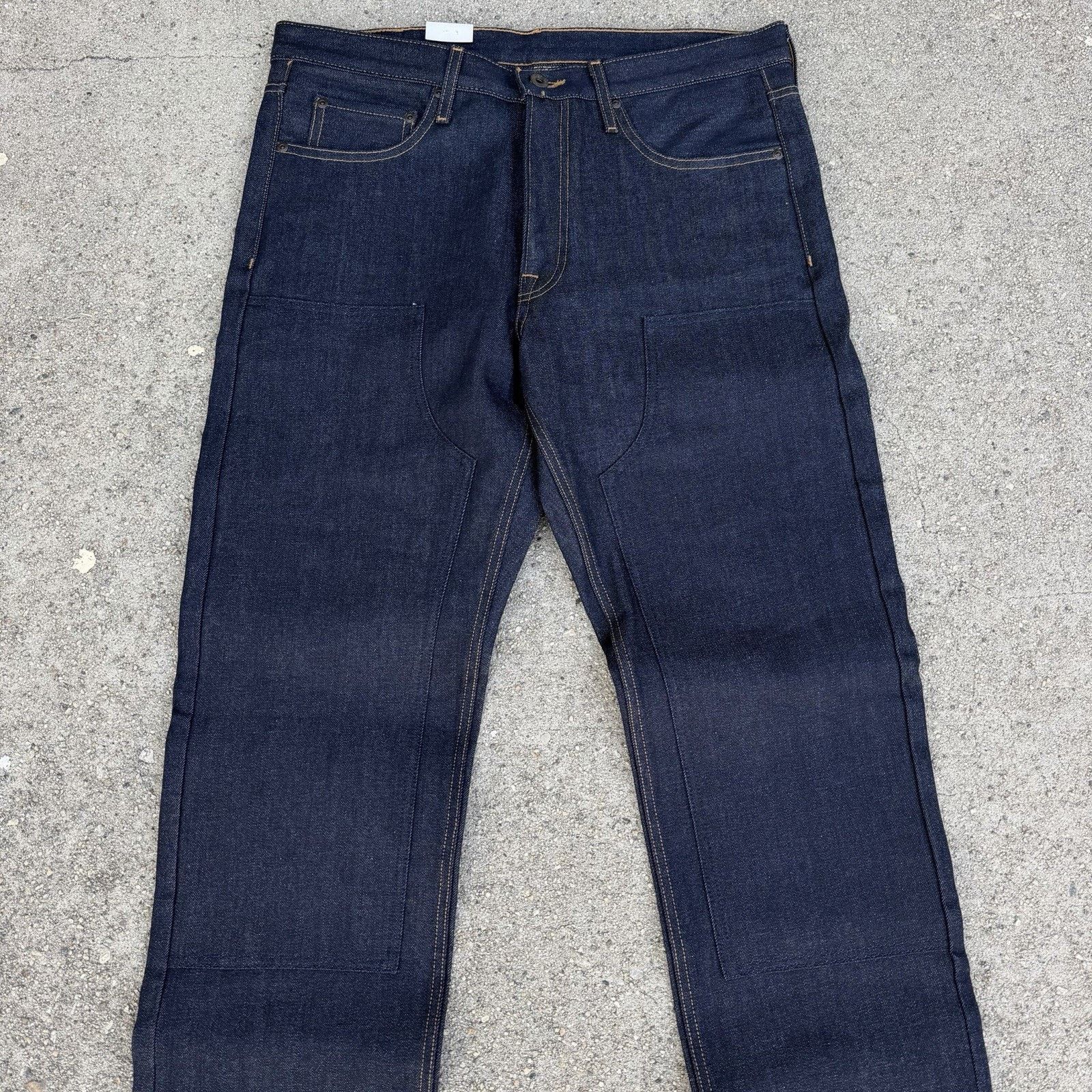 Carhartt × Carhartt Wip × Filson Filson Bullbuck Double Front Double Knee Indigo Jeans 34x34 Size US 34 / EU 50 - 3 Thumbnail