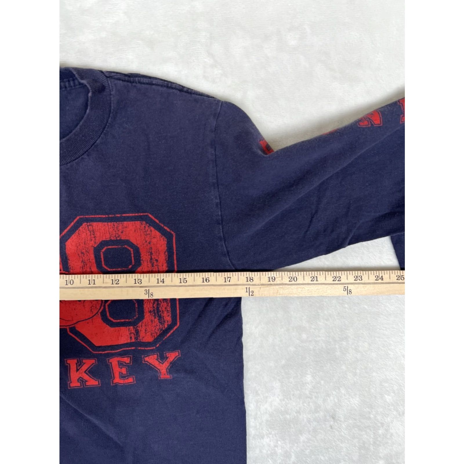 Disney VINTAGE Disney Mickey Mouse T-Shirt Cotton Gray Crew Neck Long Sleeve S Men's 90s Retro Disney Theme Size US S / EU 44-46 / 1 - 7 Thumbnail