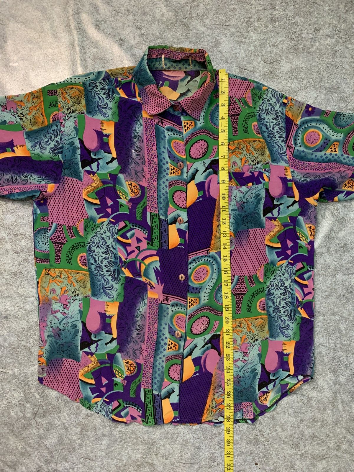 Other Rare Design Vintage Short Sleeve Blouse Size M / US 6-8 / IT 42-44 - 6 Thumbnail