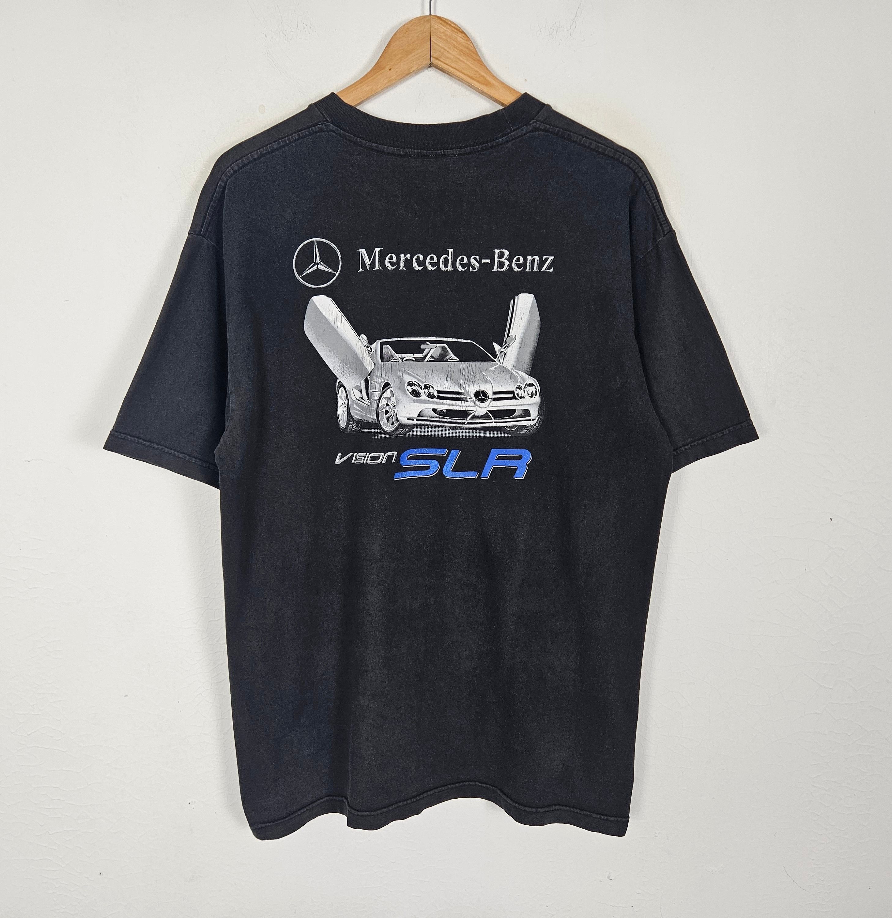 Vintage Early 00s Mercedes Benz SLR tee shirt Size US L / EU 52-54 / 3 - 3 Thumbnail