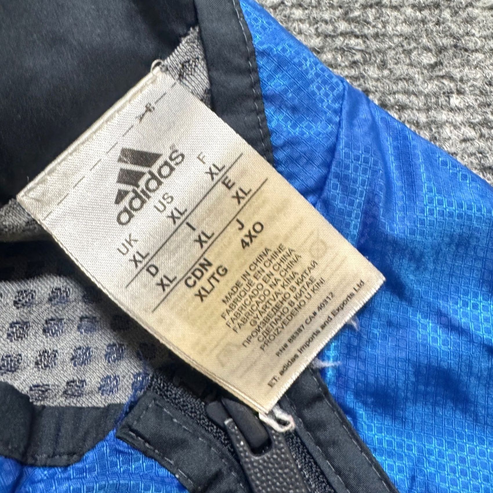 Adidas VINTAGE Adidas Windbreaker Jacket Track Jacket NYLON Light Blue Men's XL Blue Mens XL Nylon Light Blue Track Jacket Adidas Windbreaker Size US XL / EU 56 / 4 - 2 Thumbnail