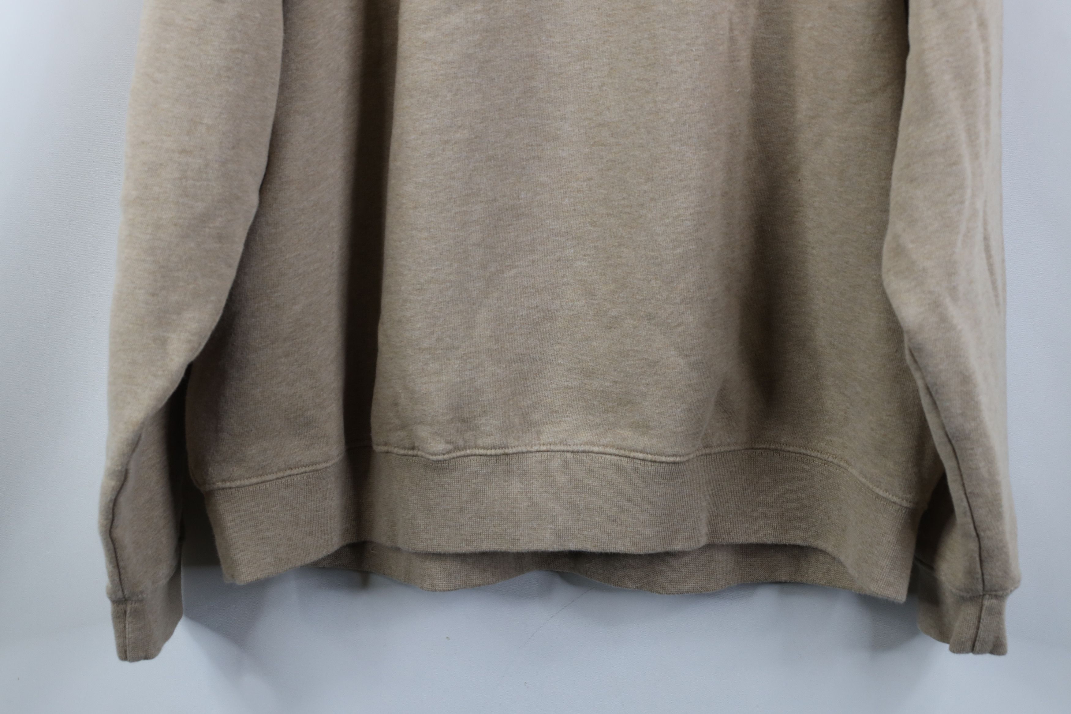 L.L. Bean Vintage 90s Y2K LL Bean Heavy Crewneck Sweatshirt Beige Tan Size US L / EU 52-54 / 3 - 12 Thumbnail