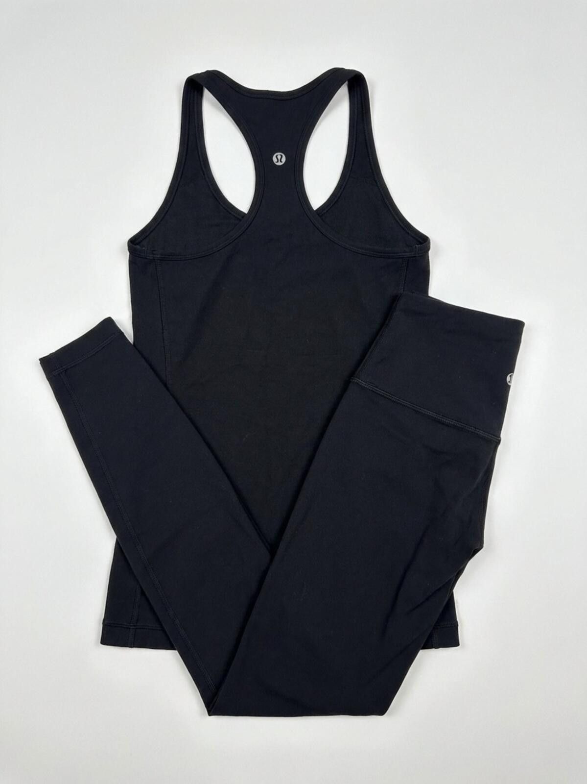 Lululemon lululemon athletica Racerback Tank with High-Waist Leggings Size 28" / US 6 / IT 42 - 1 Thumbnail
