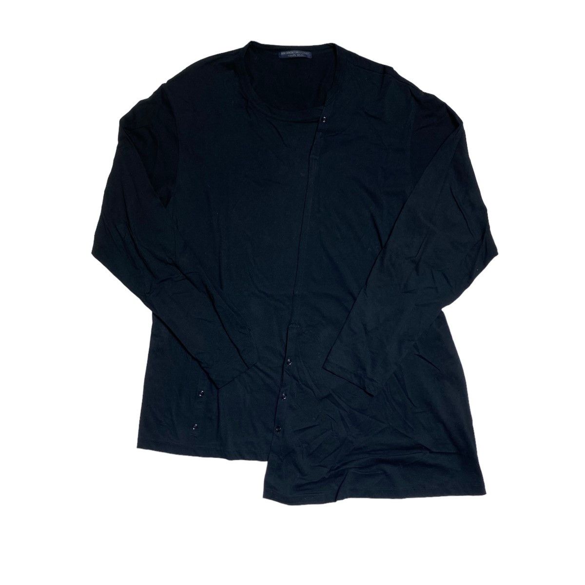 トップス Yohji Yamamoto Asymmetry Cut Sew Yohji Yamamoto Asymmetry Cut Sew