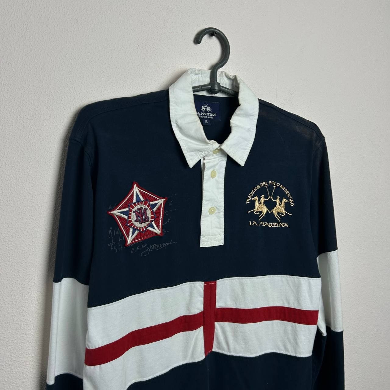 La Martina Designer La martina Big logo y2k opium streetwear longsleeve Size US S / EU 44-46 / 1 - 2 Thumbnail