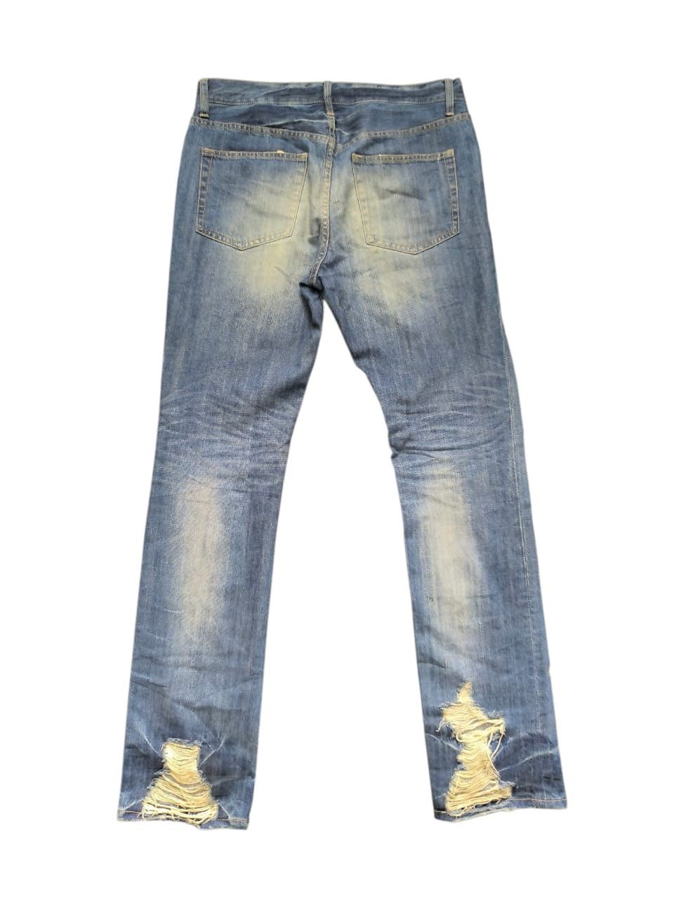 Japanese Brand PPFM Super Distressed Denim Size US 32 / EU 48 - 2 Thumbnail