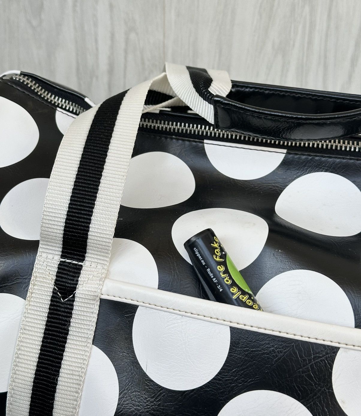 Fred Perry Fred Perry Duffle Bag Polka Dot Gym Travel Shoulder Bag Size ONE SIZE - 7 Thumbnail