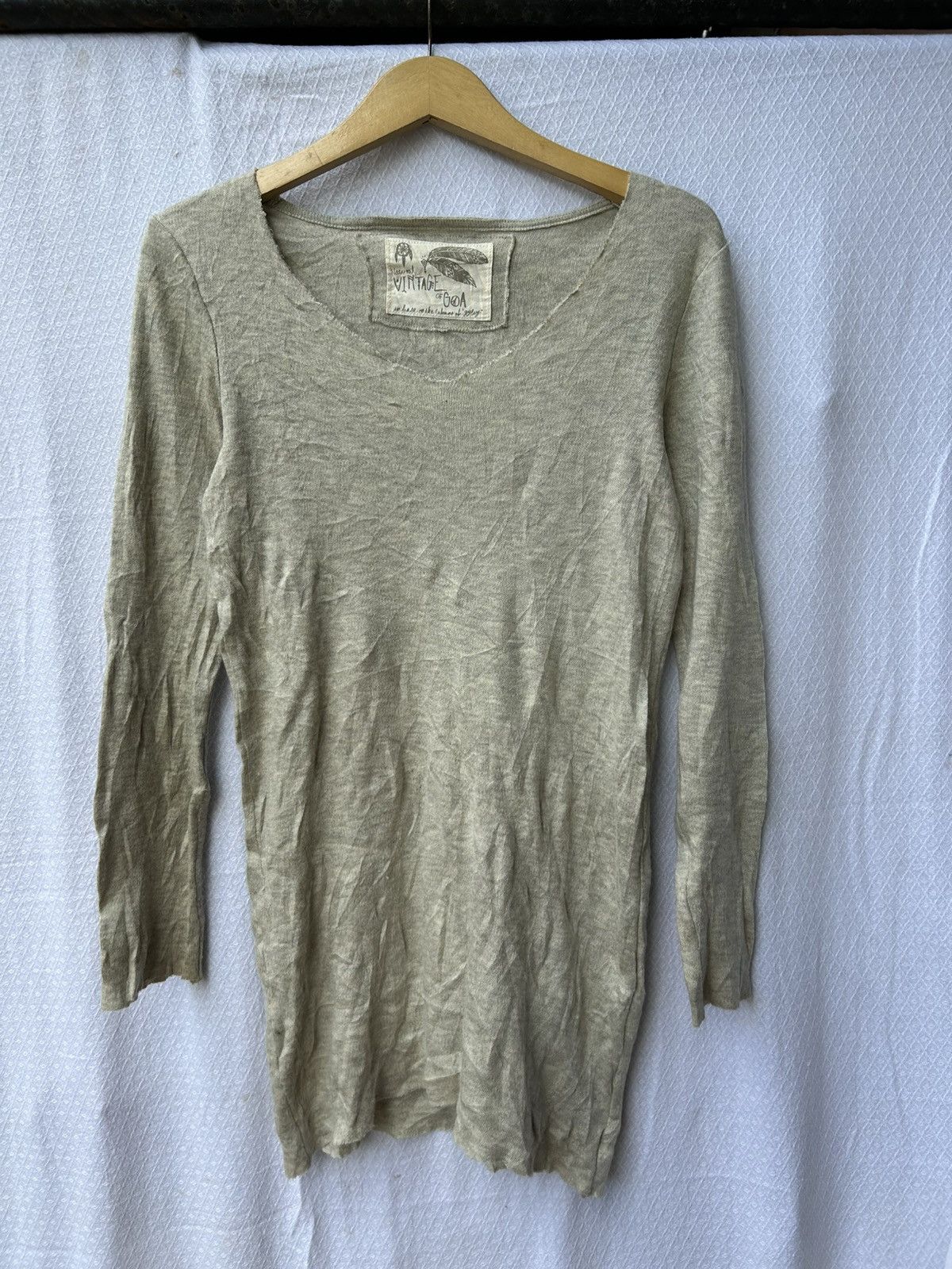 If Six Was Nine × Japanese Brand × Le Grande Bleu (L.G.B.) GOA mohair knitted natural vintage sweater style Size US S / EU 44-46 / 1 - 1 Thumbnail
