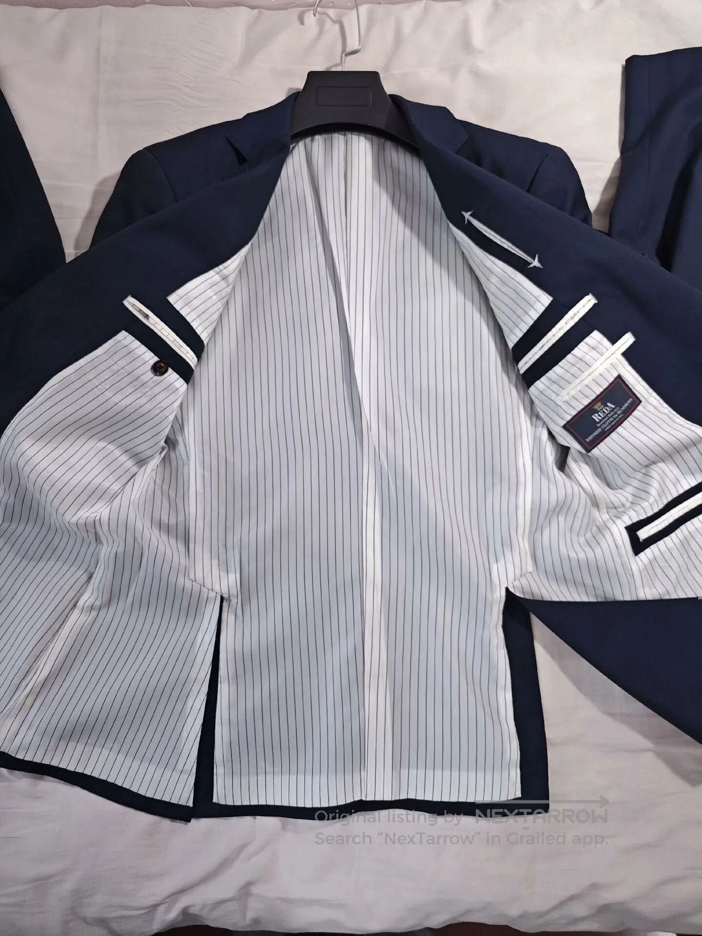 Japanese Brand Italian Reda Wool Blazer Custom Suit. Size US M / EU 48-50 / 2 - 5 Thumbnail