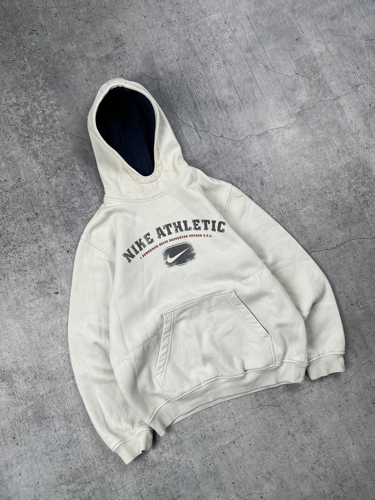 Other Beige hoodie Nike Athletic Vintage streetwear Y2K sk8 boxy Size US XS / EU 42 / 0 - 2 Thumbnail