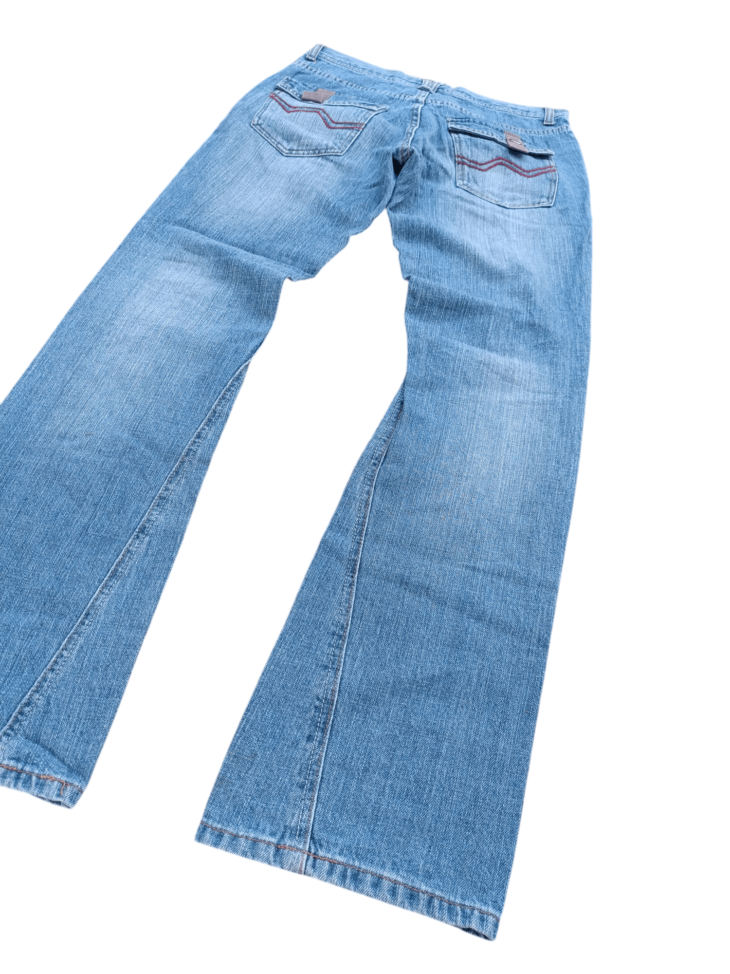 Japanese Brand FLARED 🔥 Japanese Brand Bush Pant Faded Jeans Size US 30 / EU 46 - 5 Thumbnail