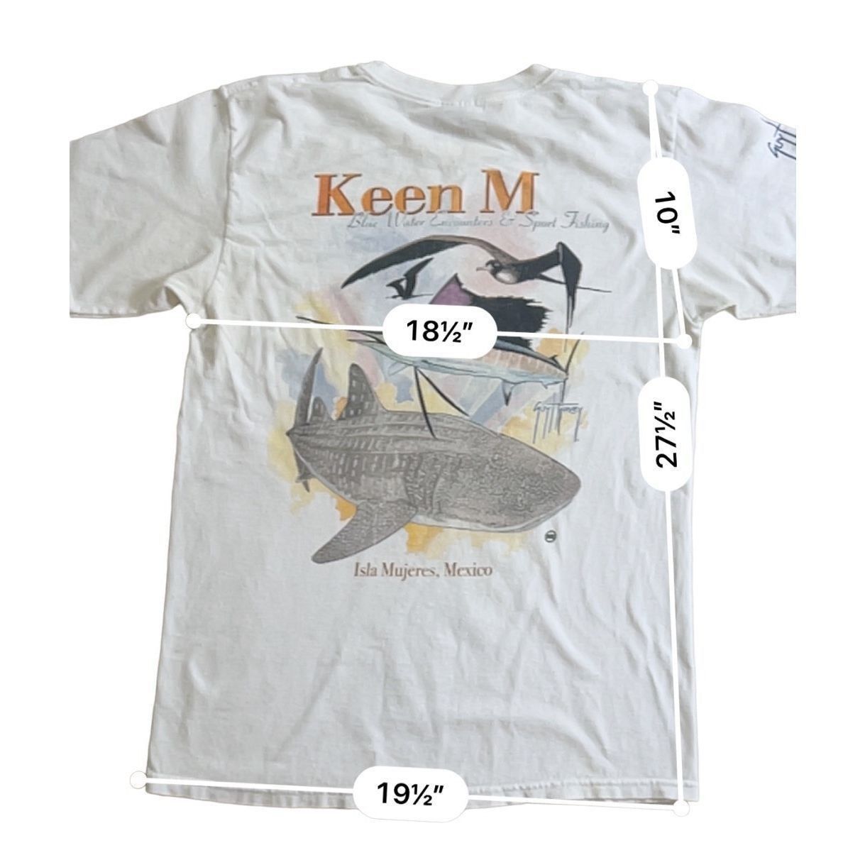 Vintage YAZBEK Surf Shop T-Shirt Isla de Mujeres size M Size US M / EU 48-50 / 2 - 5 Thumbnail