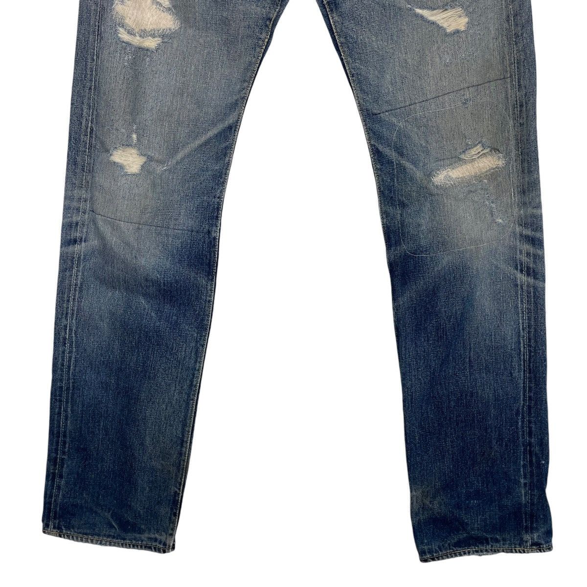 Alchemist × Japanese Brand 💥ALCHEMIST DISTRESSED SELVEDGE JEAN Size US 29 - 4 Thumbnail