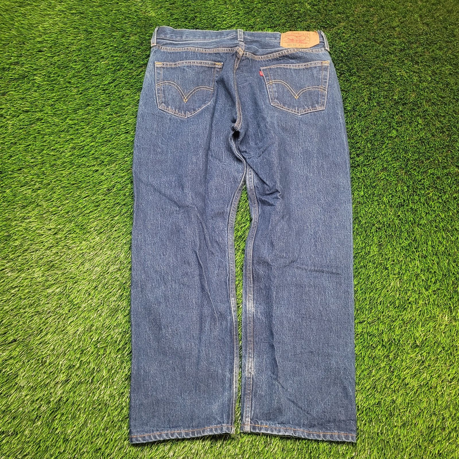 Levi's Levis 501 XX Straight Leg Jeans Waist 36 Inseam 28 Tag 36x30 Size US 36 / EU 52 - 5 Thumbnail