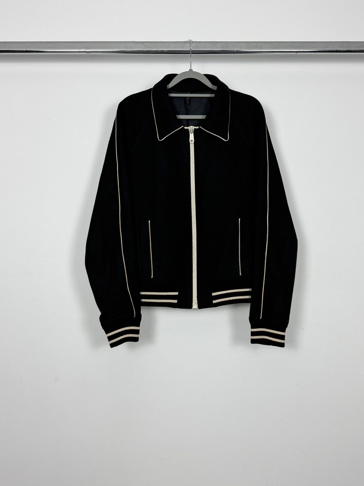 Dior × Hedi Slimane Dior Homme A2 Pilot Wool Bomber Jacket AW06