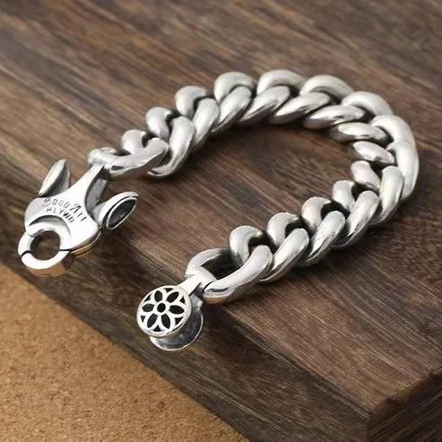 Other 20 cm Length Blossom Cuban Chain bracelet Size ONE SIZE - 1 Thumbnail