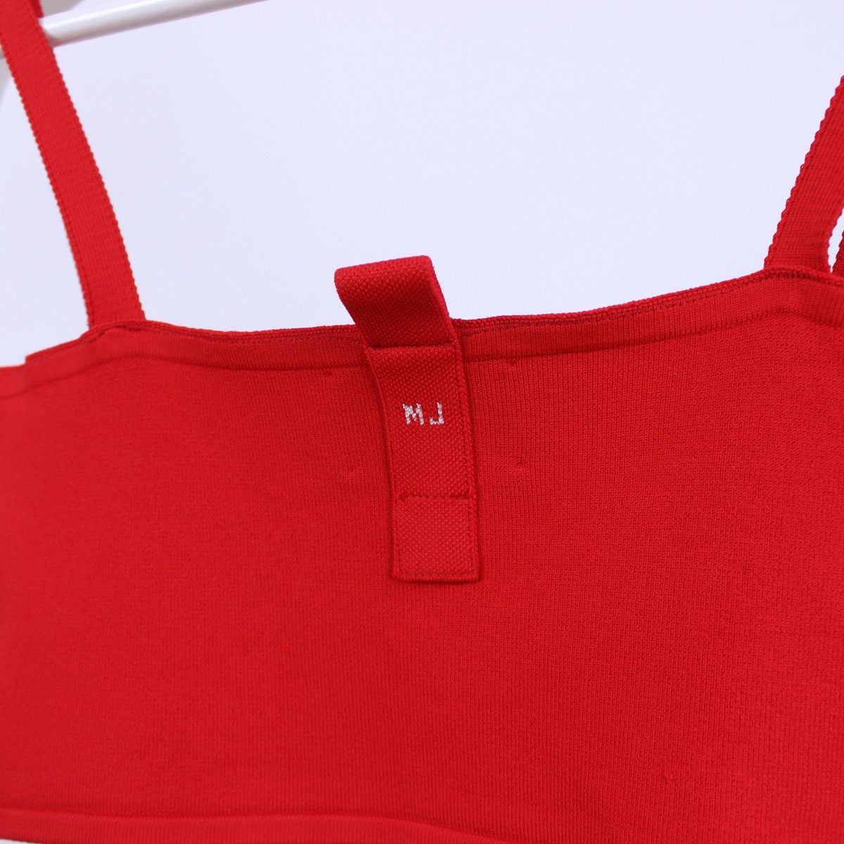 Marc Jacobs Marc Jacobs Red Knit Logo Crop Top Y2K Designer Tank Size S / US 4 / IT 40 - 5 Thumbnail