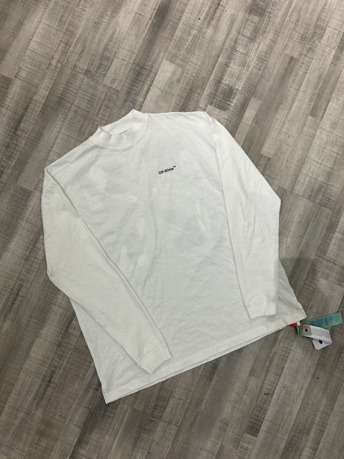 Off-White Off-White Caravaggio Arrow Long-Sleeve Tee Size US M / EU 48-50 / 2 - 1 Thumbnail