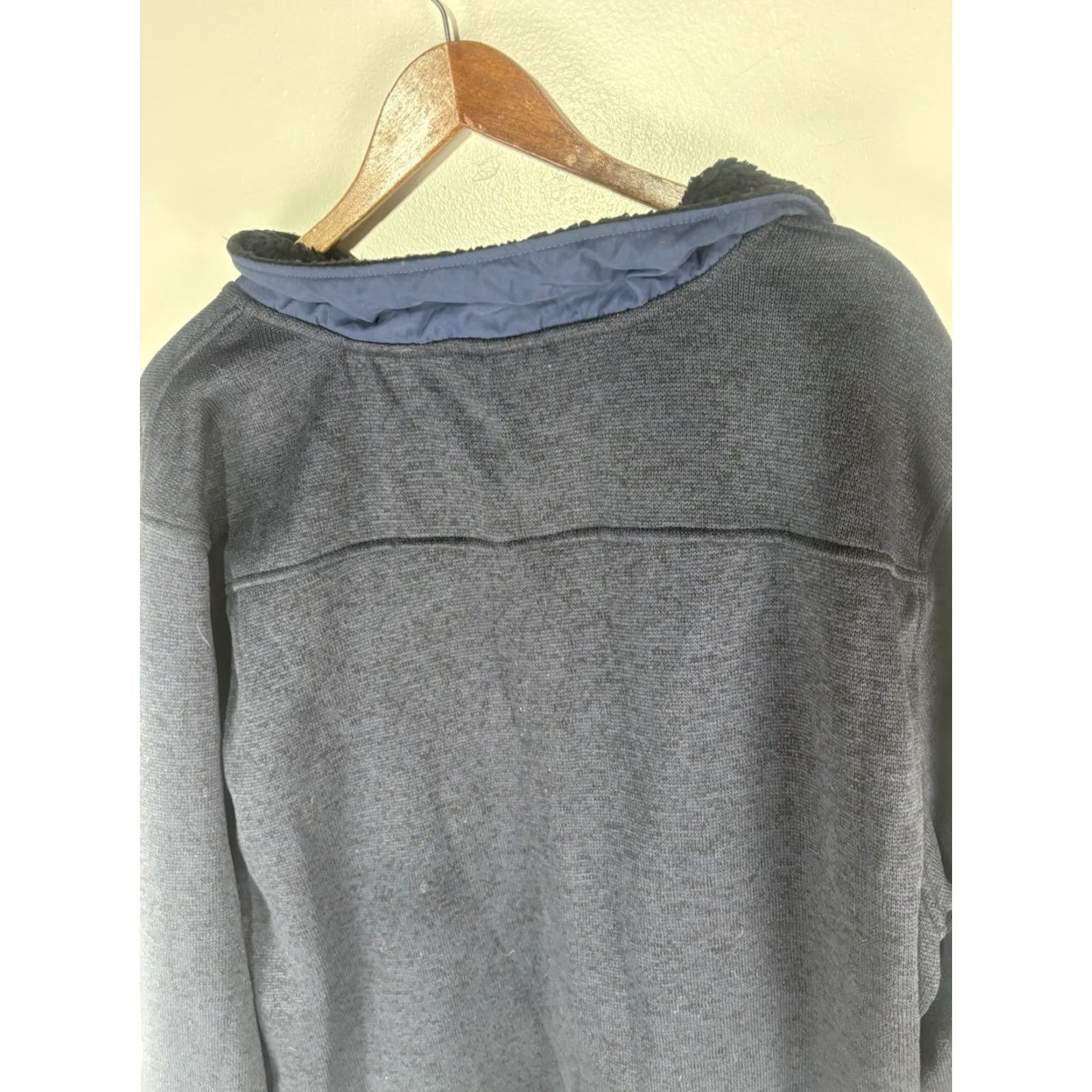 Vintage Old River Blu/Gry Softshell Fleece Qrt Zip Jacket Men’s Size XXXL Size US XXL / EU 58 / 5 - 5 Thumbnail