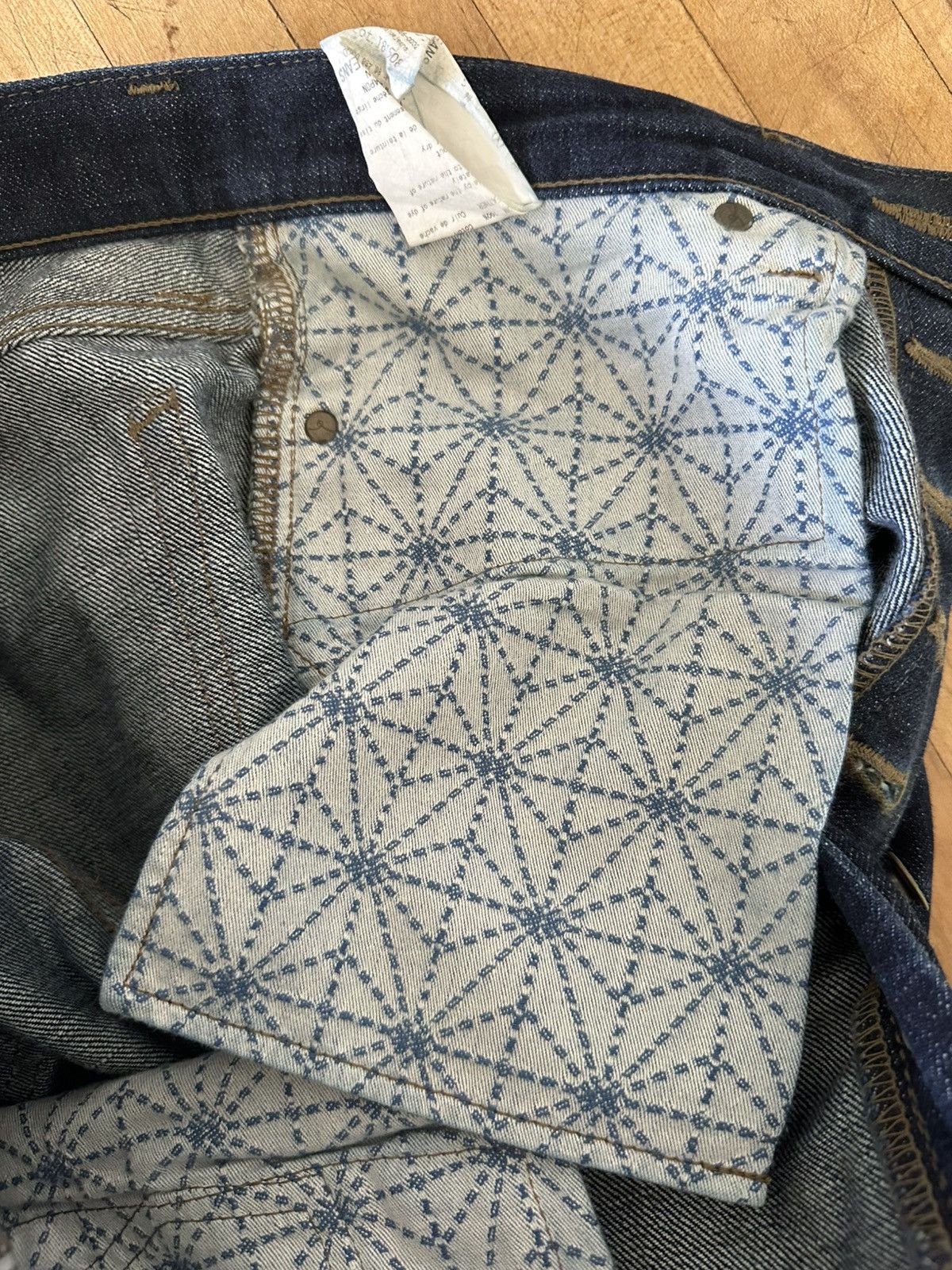 Japan Blue 100% cotton Japanese selvedge Size US 34 / EU 50 - 11 Thumbnail
