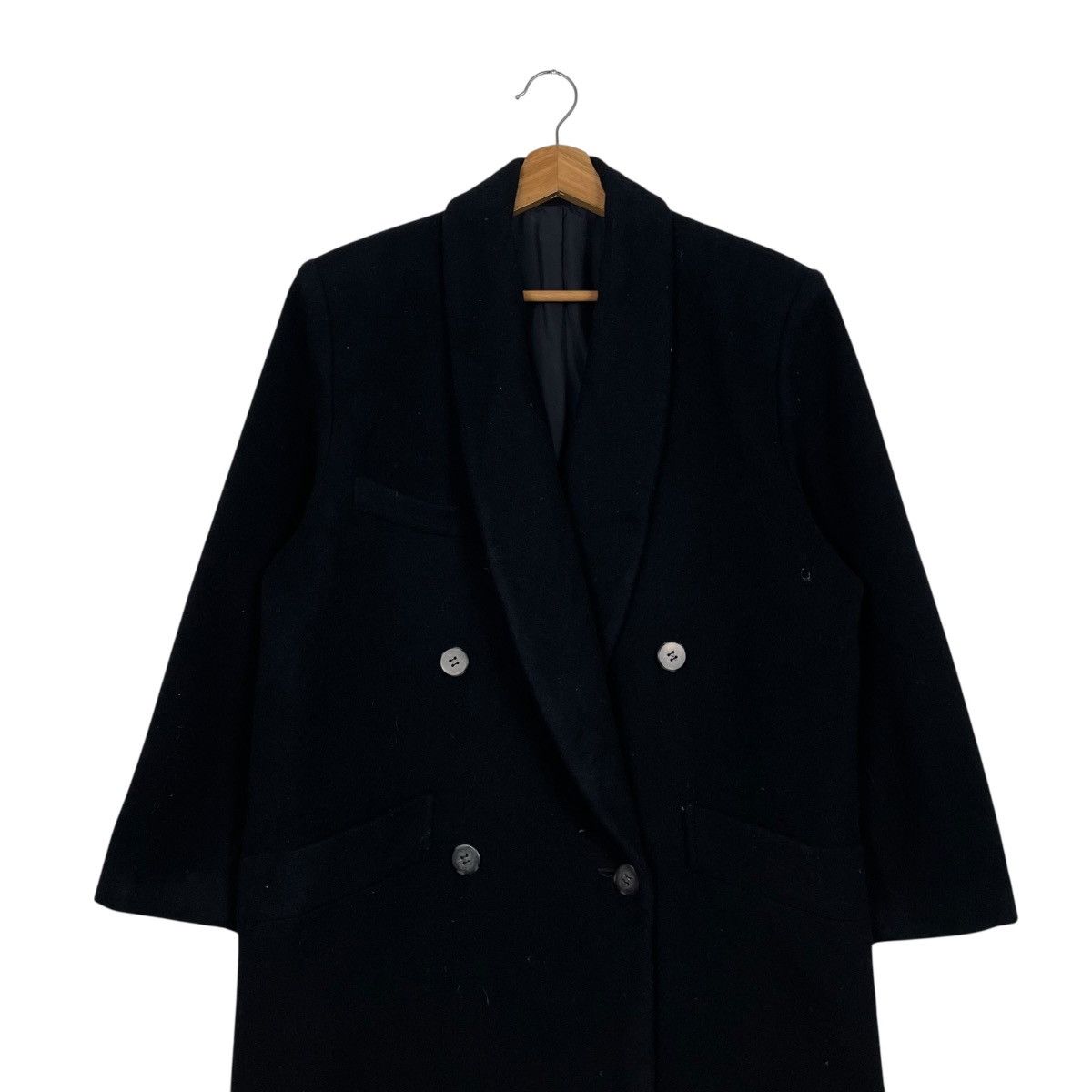 Other Christian Aujard Double Breasted Coat Size M / US 6-8 / IT 42-44 - 3 Thumbnail