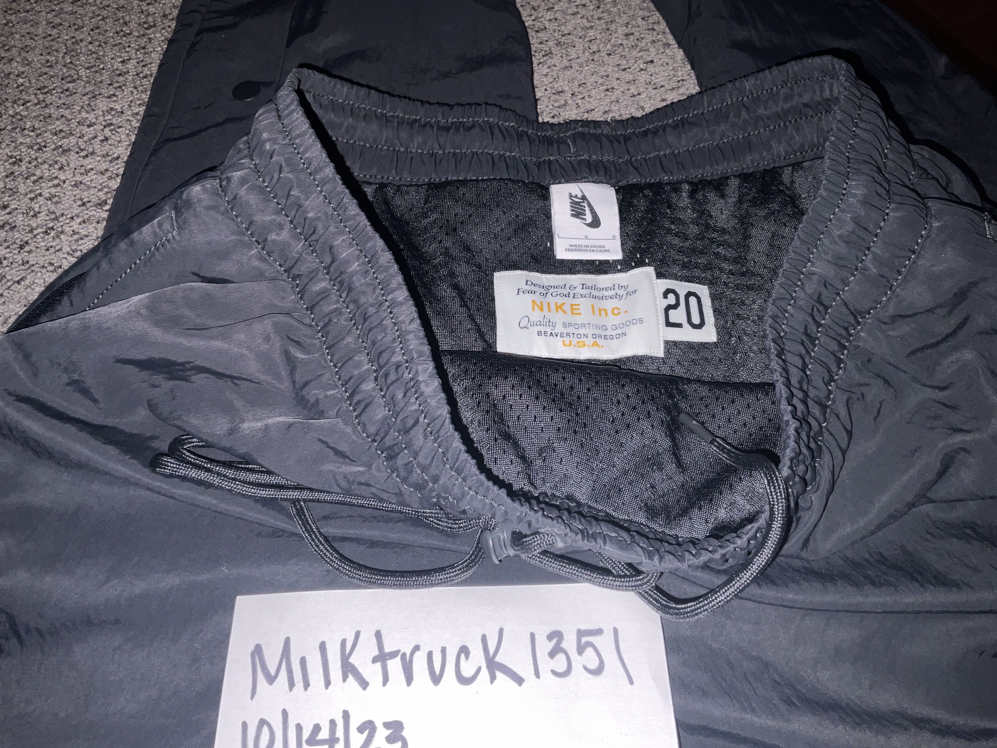 Fear of God × Nike Air fear of god nike nba tear away pants Size US 34 / EU 50 - 2 Thumbnail