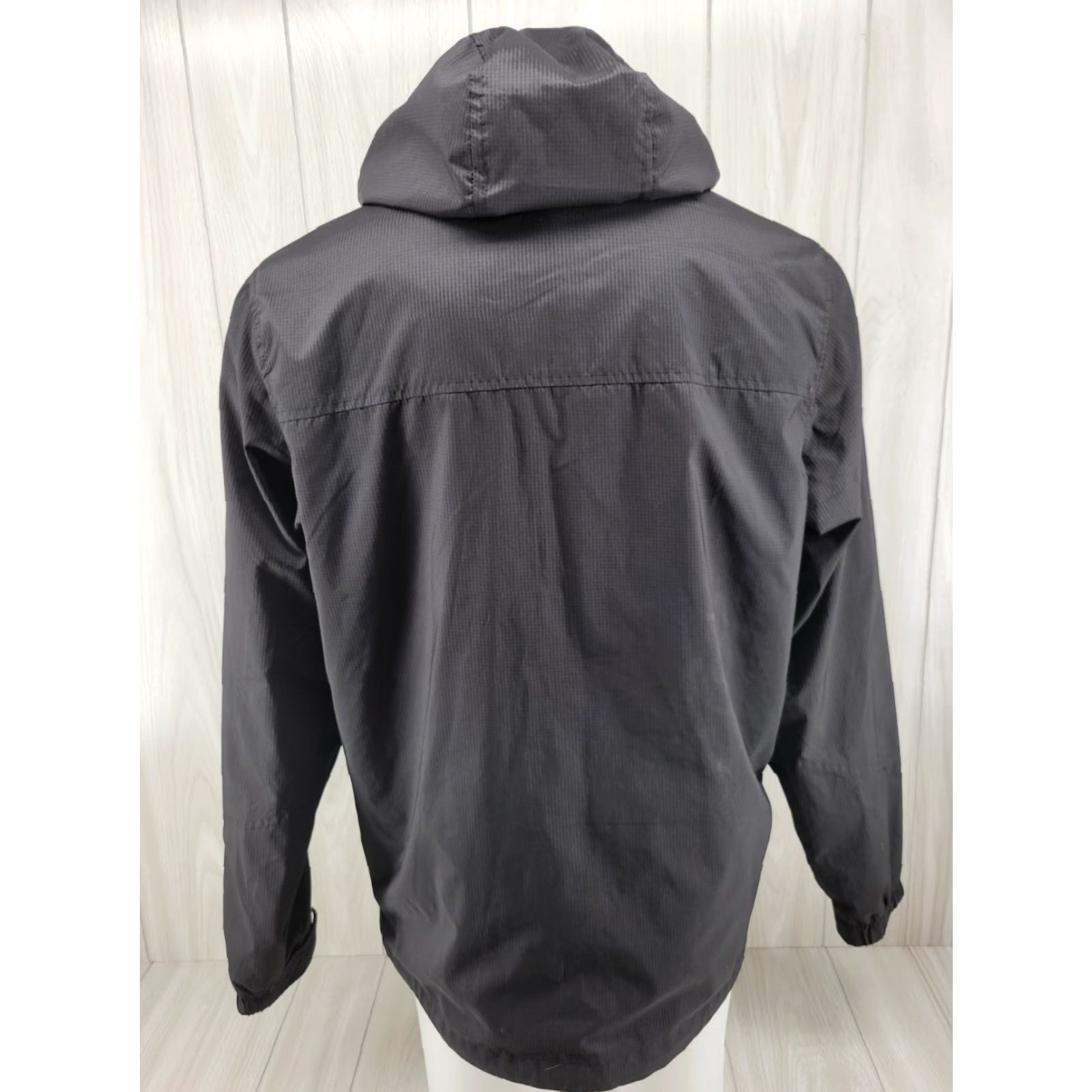 Vintage Gerry Jacket Hooded Windbreaker Men’s Black Medium Size US M / EU 48-50 / 2 - 7 Thumbnail