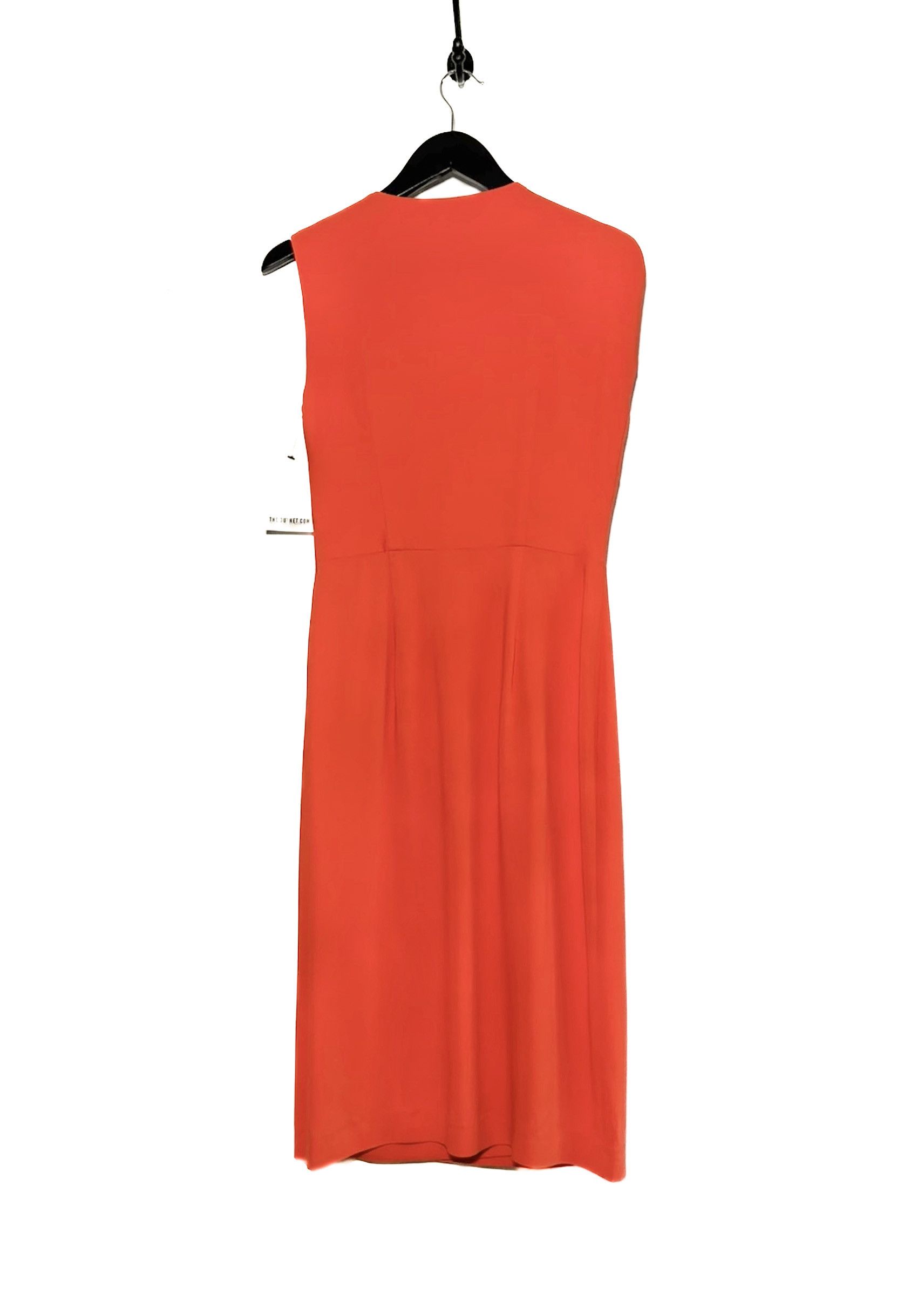 Fendi Fendi Orange Ruffle Details Midi Dress Size S / US 4 / IT 40 - 4 Thumbnail