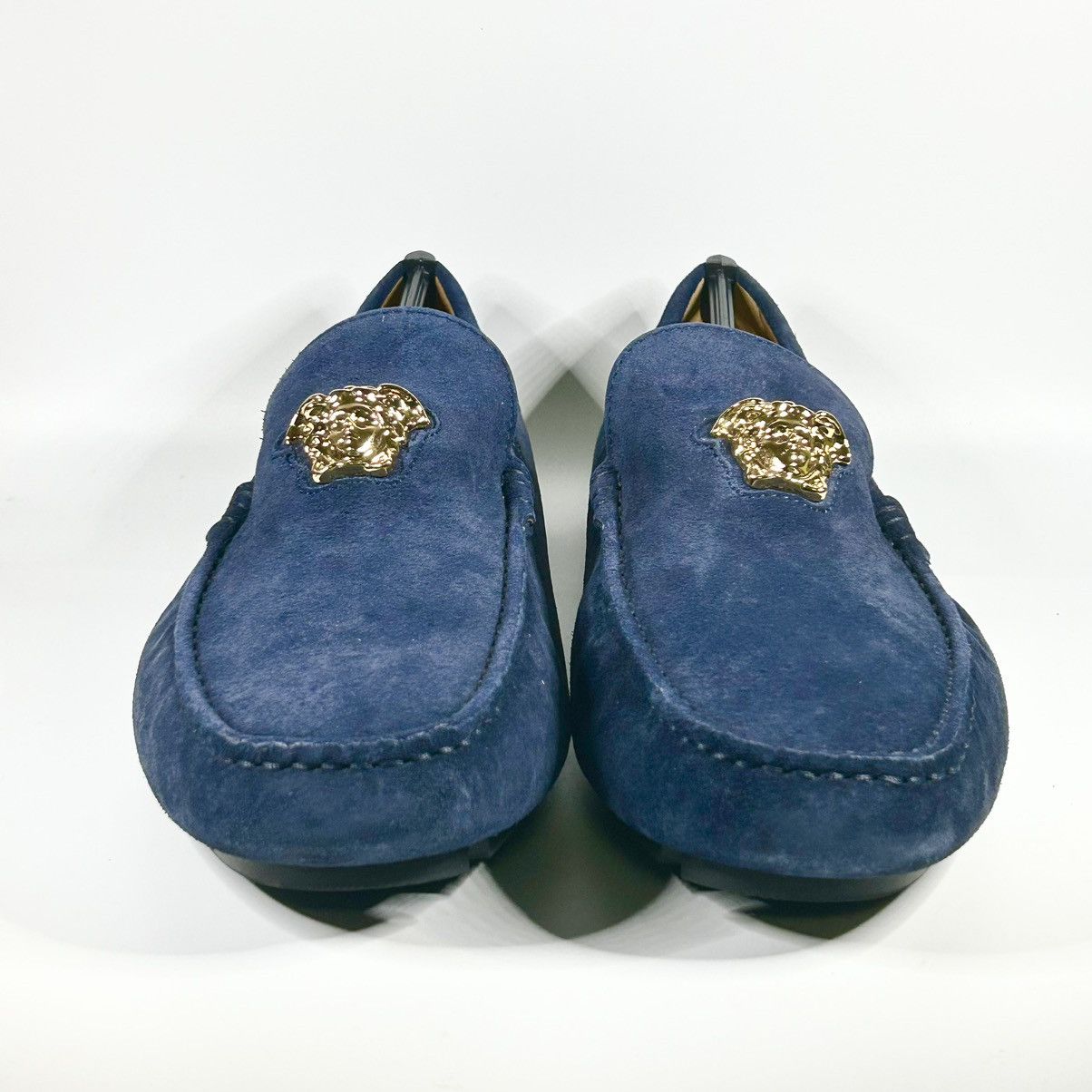 Versace New Versace Medusa Suede Driving Loafers Men’s Size 9.5US Size US 9.5 / EU 42-43 - 2 Thumbnail