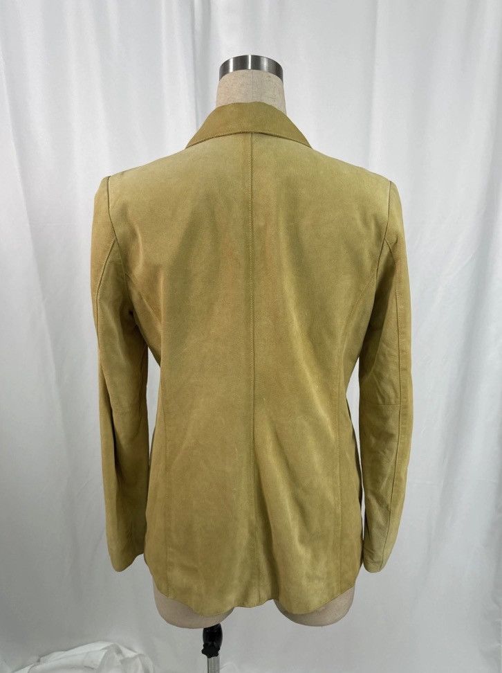 Coach Coach Yellow Suede Blazer Size S / US 4 / IT 40 - 3 Thumbnail